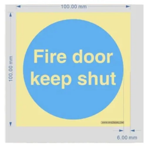 Fire Door Keep Shut Sign – Essential Fire Safety Notice