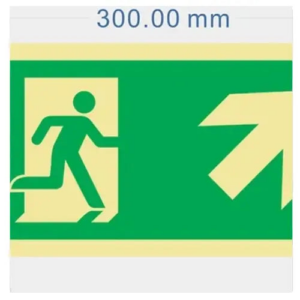 Emergency Exit To The Right Sign