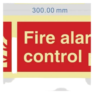 Fire Alarm Control Panel Sign fire alarm sign