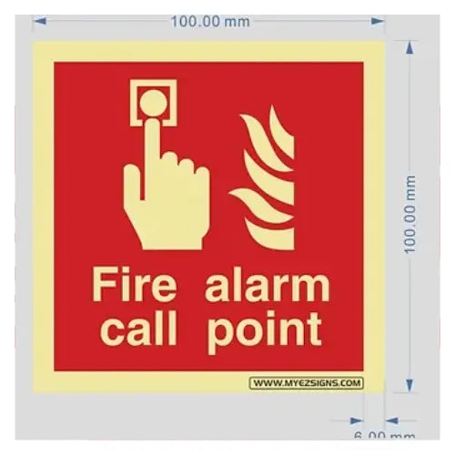 Fire Alarm Call Point (With Text)
